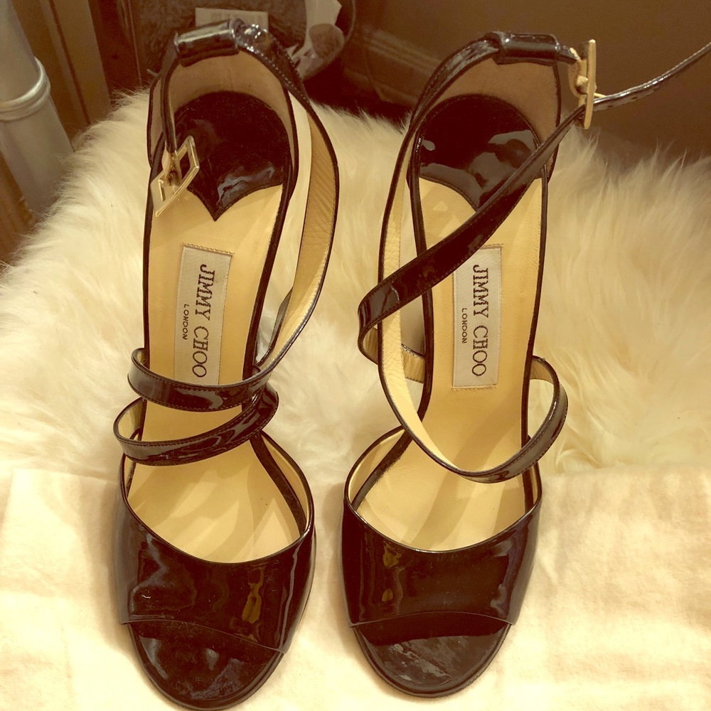 Authentic Jimmy Choo Patent Leather Heels